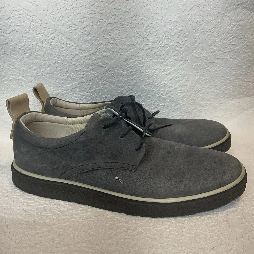 ECCO Z4411 Unisex-Adult Crepe Tray Tie Mens Size 9 Grey Oxford ‎ EU 43